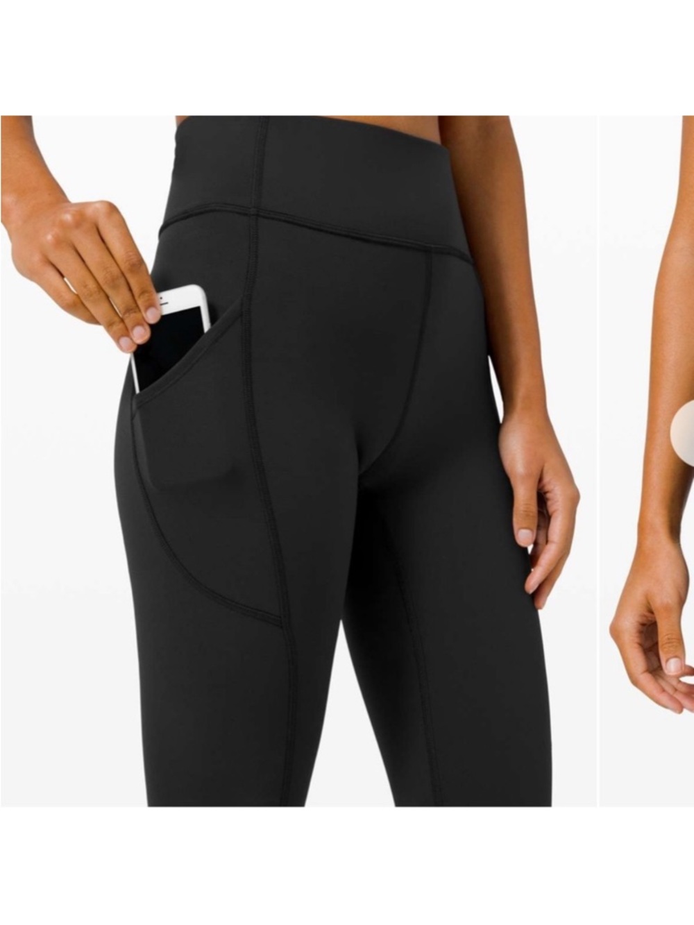 Lululemon Invigorate High-Rise Crop 23" Black - Picture 4 of 6